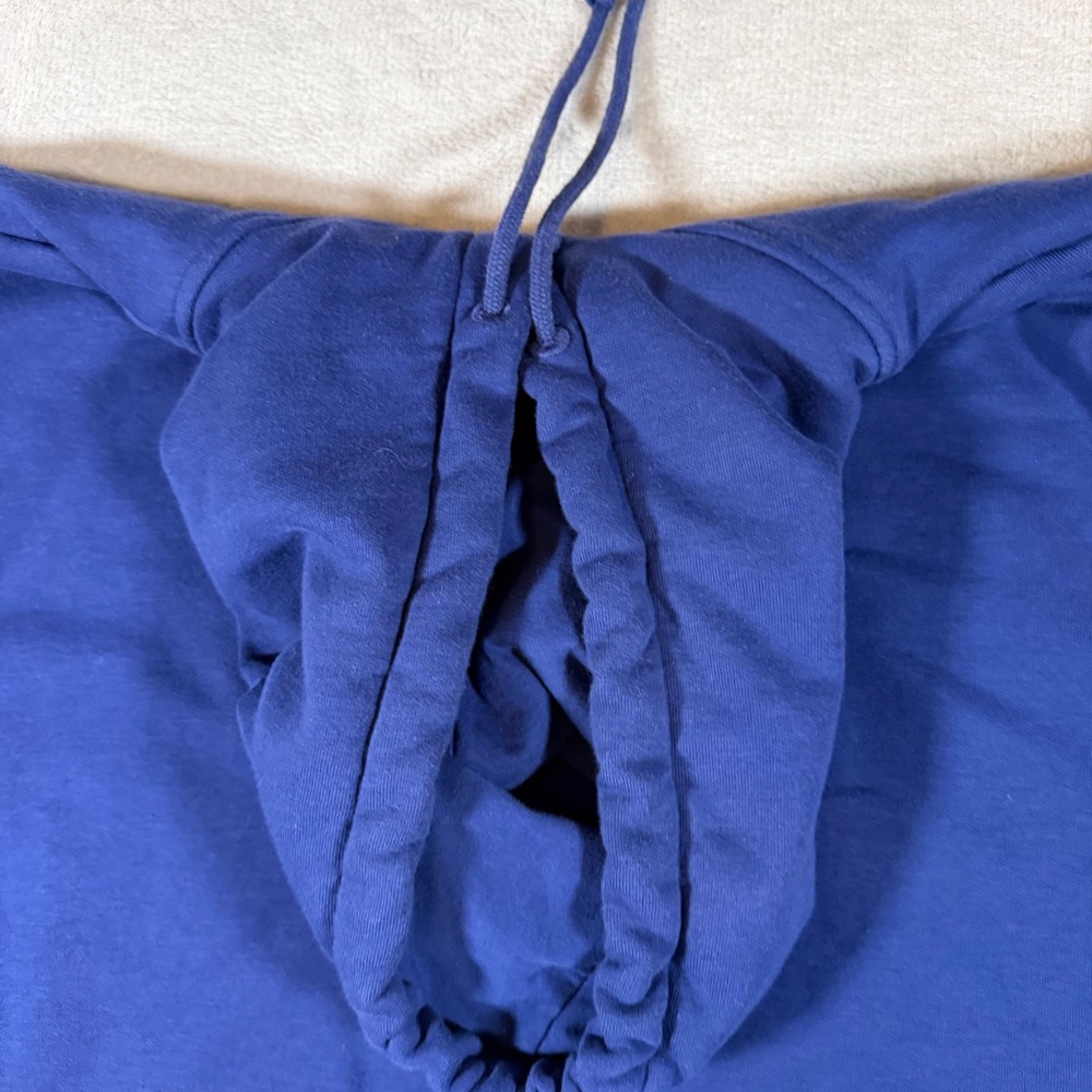 Scotch &‎ Soda Amsterdam Blue Floral Embroidered Hoodie Mens Large 1841-FA24 - Picture 9 of 9